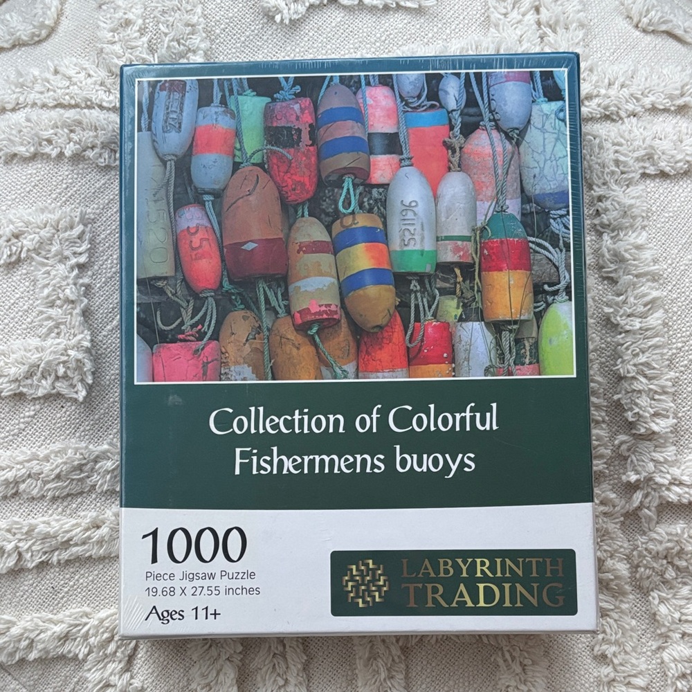 1000 Piece Puzzle NWT - Colorful Fishermen’s Buoys